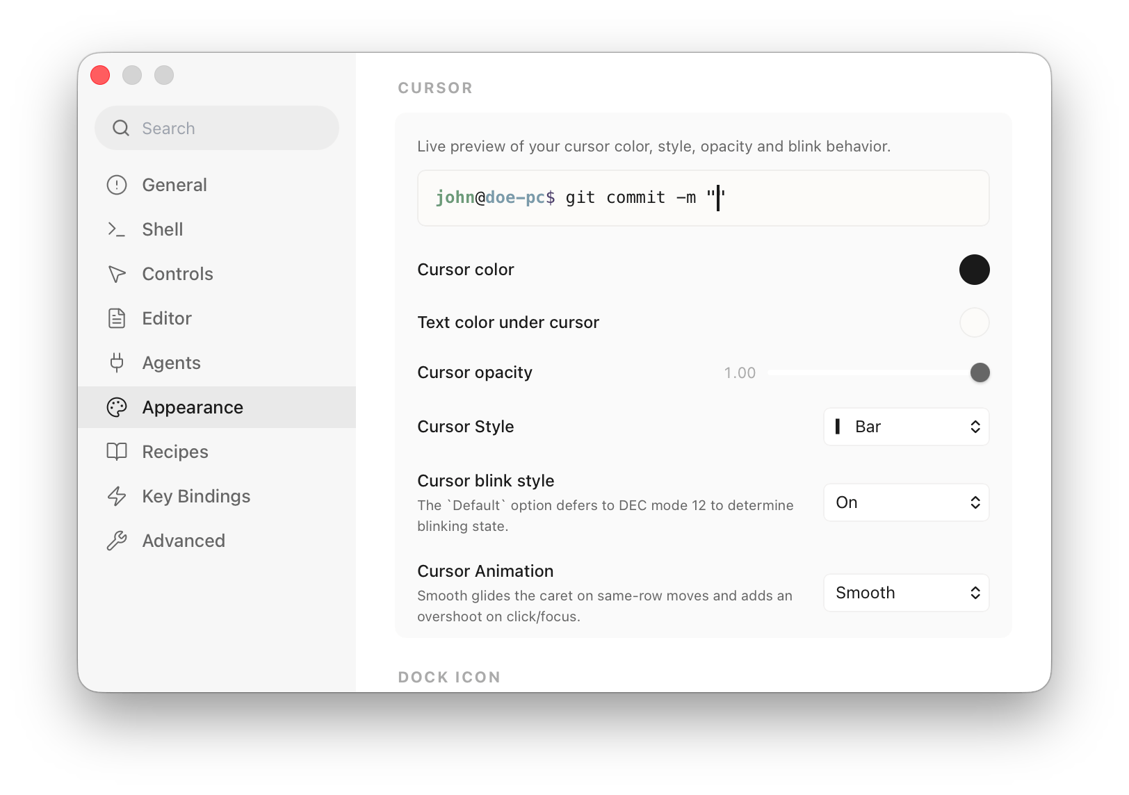 cursor-style