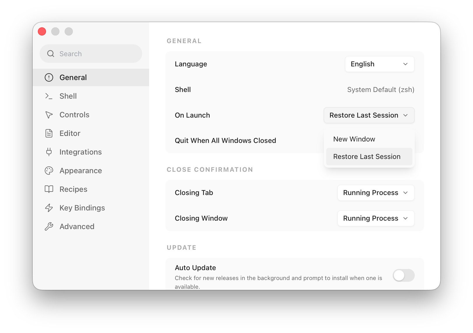 Launch Option