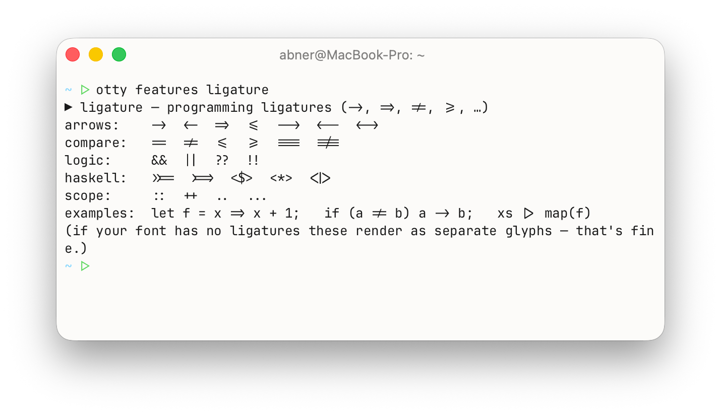 ligature